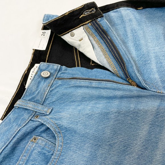 PacSun Jeans 90's Boyfriend Light and Dark Wash 26 - Picture 4 of 9